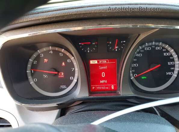 2GKFLNE37G6102192 2016 GMC TERRAIN Белый Вид щитка приборов