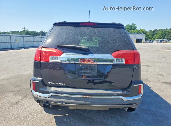 2GKFLPE30G6158969 2016 GMC TERRAIN Black Rear view