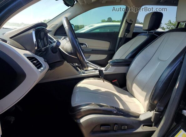 2GKFLPE30G6158969 2016 GMC TERRAIN Black Front interior view