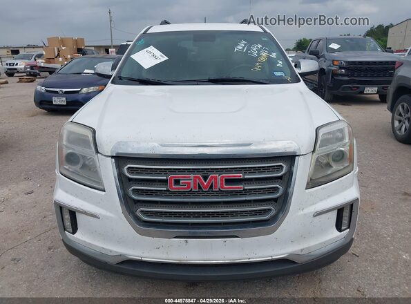 2GKFLPE34G6120936 2016 GMC TERRAIN White Widok zestawu wskaźników