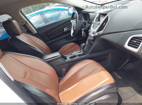2GKFLPE3XG6172488 2016 GMC TERRAIN White წინა სალონის ხედი