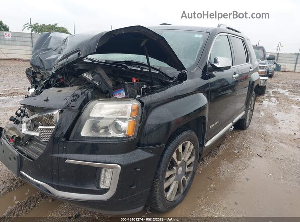2GKFLRE32H6314619 2017 GMC TERRAIN Black Передня ліва чверть