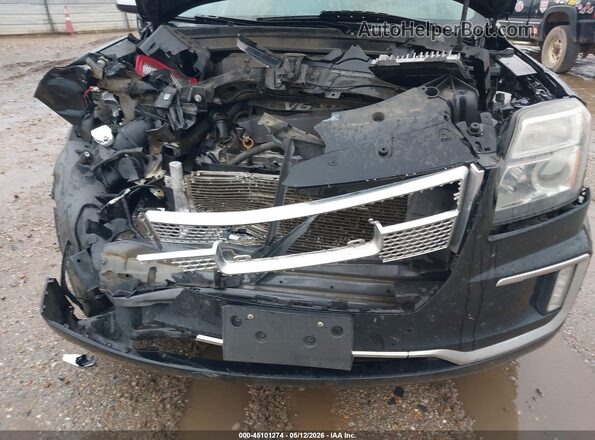 2GKFLRE32H6314619 2017 GMC TERRAIN Black Вид щитка приладів