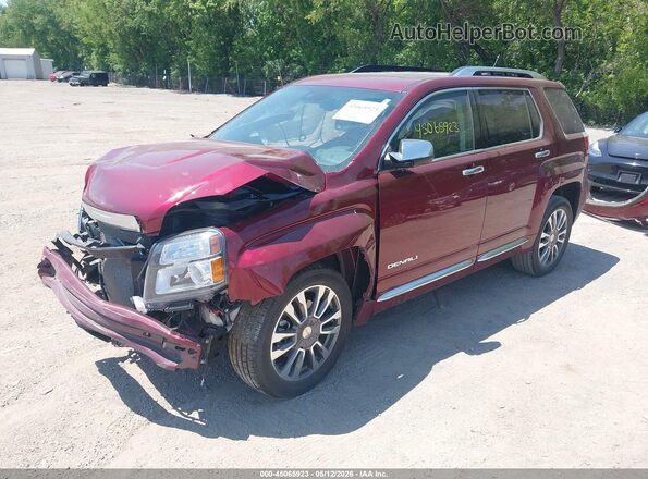 2GKFLRE37G6344424 2016 GMC TERRAIN Красный 