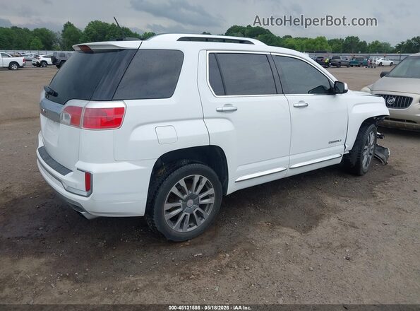 2GKFLRE39H6283479 2017 GMC TERRAIN Белый 