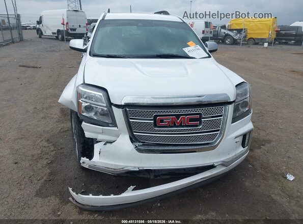 2GKFLRE39H6283479 2017 GMC TERRAIN Белый 