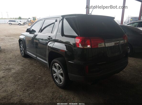2GKFLSEK2H6151940 2017 GMC TERRAIN Black Հետևի ձախ