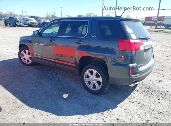 2GKFLSEK2H6278607 2017 GMC TERRAIN Black Tył lewy