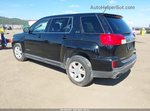 2GKFLSEK4G6173856 2016 GMC TERRAIN Черный Задняя левая четверть