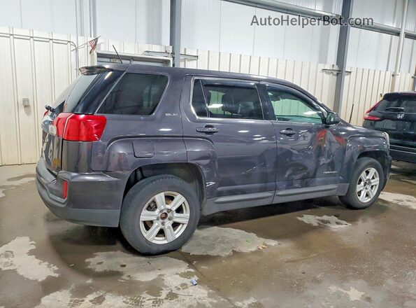 2GKFLSEK7G6239736 2016 GMC TERRAIN Charcoal 
