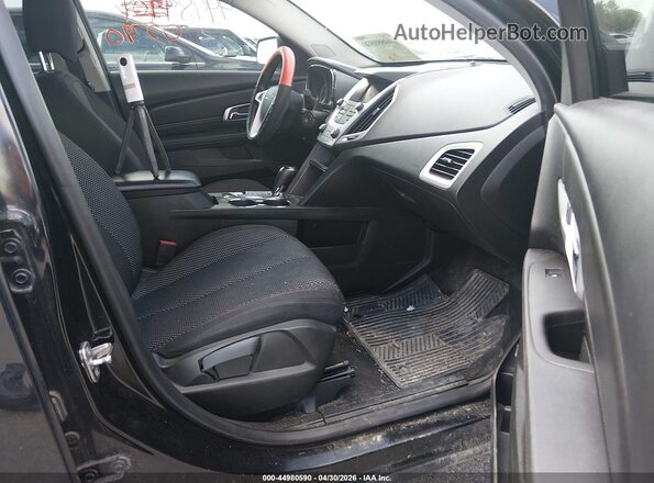 2GKFLTE31G6242453 2016 GMC TERRAIN Black Вид салону спереду
