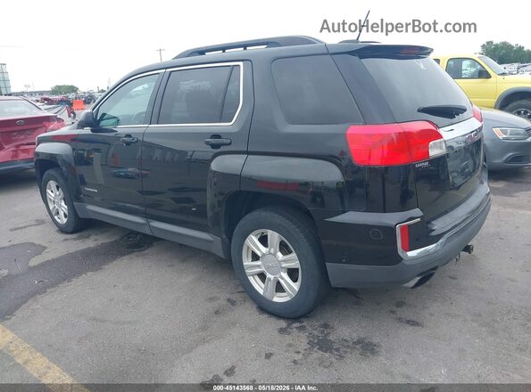2GKFLTEKXG6189159 2016 GMC TERRAIN Black Trasero izquierdo