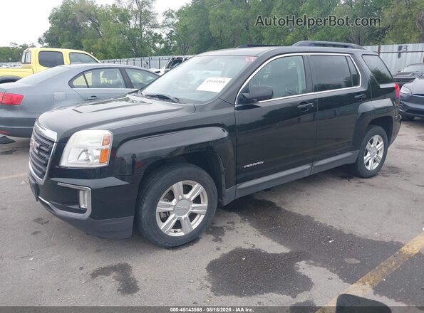 2GKFLTEKXG6189159 2016 GMC TERRAIN Black Vista tres cuartos delantera izquierda