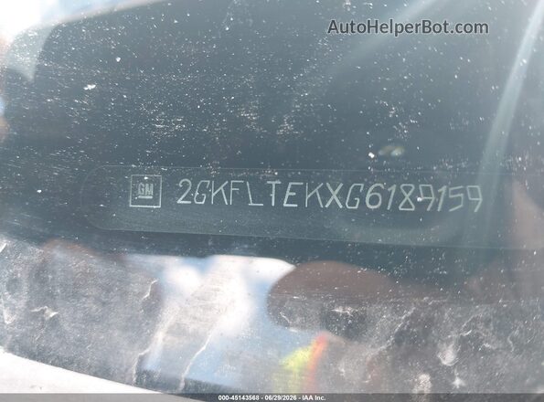 2GKFLTEKXG6189159 2016 GMC TERRAIN Black Vista del compartimento del motor