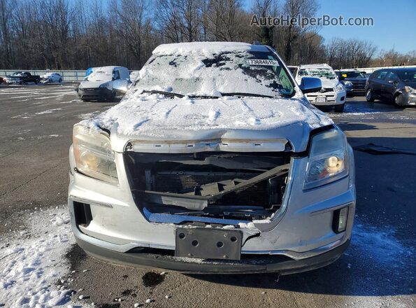 2GKFLUE30G6172076 2016 GMC TERRAIN Серебряный Вид спереди