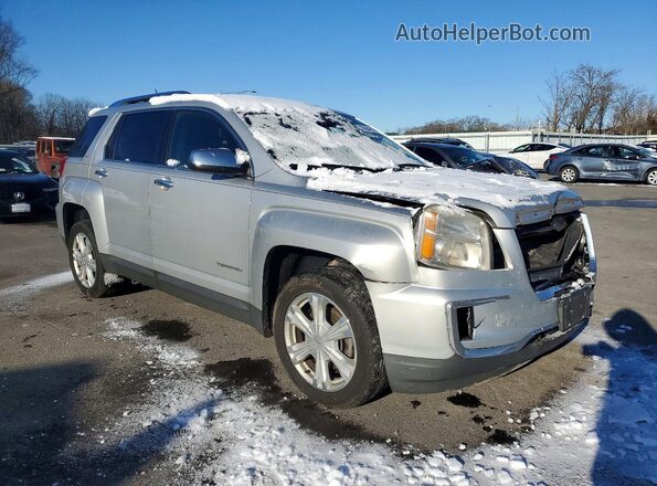 2GKFLUE30G6172076 2016 GMC TERRAIN Серебряный Передняя правая четверть