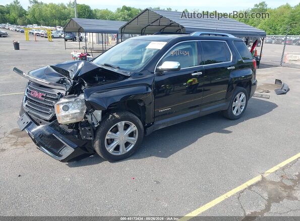 2GKFLUE33H6263151 2017 GMC TERRAIN Black Передня ліва чверть