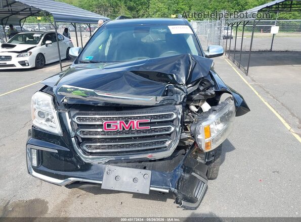 2GKFLUE33H6263151 2017 GMC TERRAIN Black Вид спереду