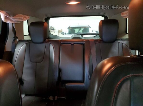 2GKFLUE36G6291993 2016 GMC TERRAIN Black Rear seats view