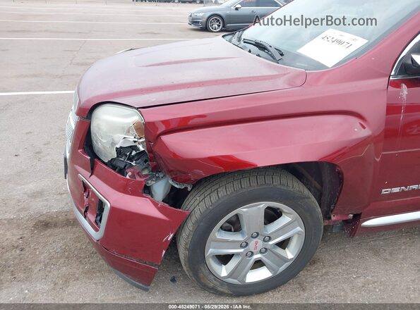 2GKFLVEK4G6242935 2016 GMC TERRAIN Red Vista frontal