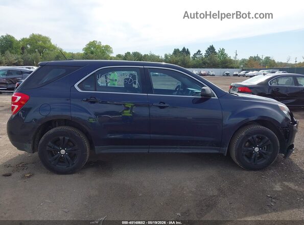 2GNALBEK4H1526334 2017 CHEVROLET EQUINOX Dark Blue უკანა სალონის ხედი