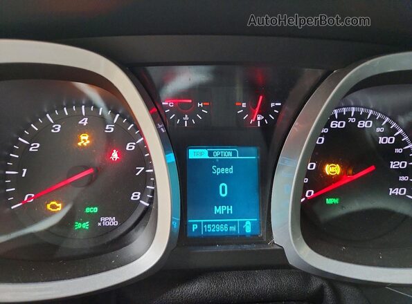 2GNALBEK4H1561682 2017 CHEVROLET EQUINOX Silver Widok zestawu wskaźników