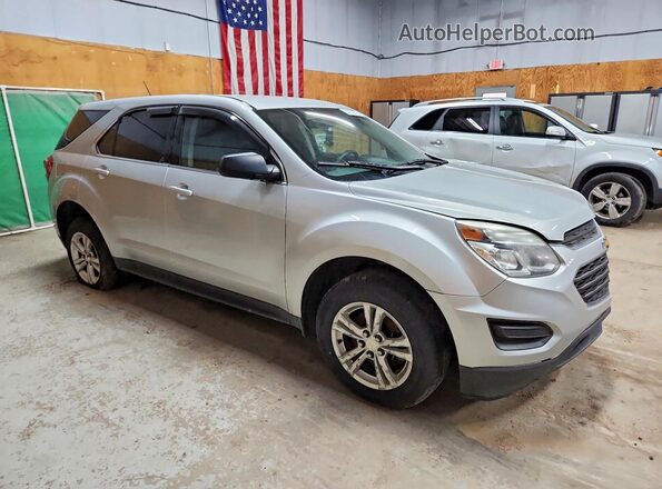 2GNALBEK4H1561682 2017 CHEVROLET EQUINOX Silver Przód prawy