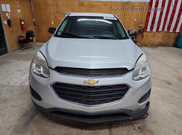 2GNALBEK4H1561682 2017 CHEVROLET EQUINOX Silver Widok z przodu