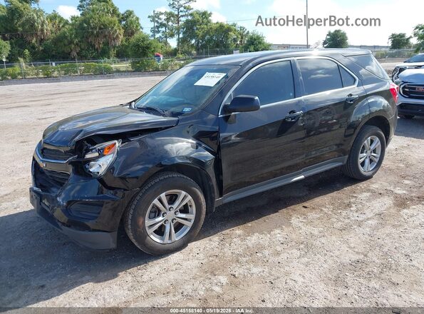 2GNALBEK5H1532837 2017 CHEVROLET EQUINOX Black Vista tres cuartos delantera izquierda