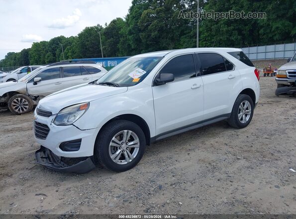 2GNALBEK7H1500343 2017 CHEVROLET EQUINOX White Առջևի ձախ երեք քառորդ տեսարան