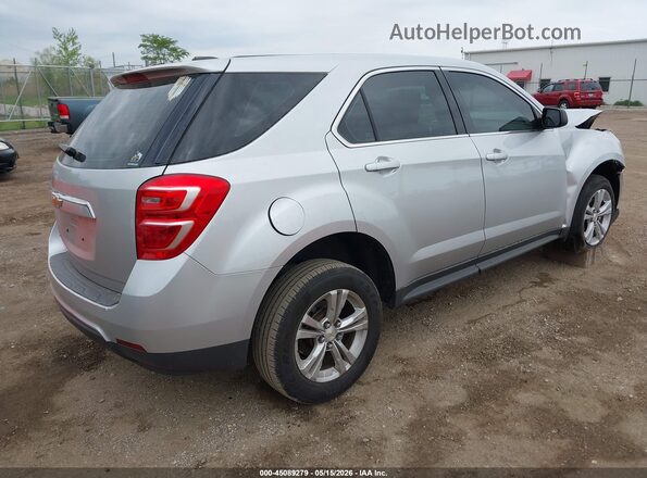2GNALBEK8H1573835 2017 CHEVROLET EQUINOX Silver Հետևի աջ