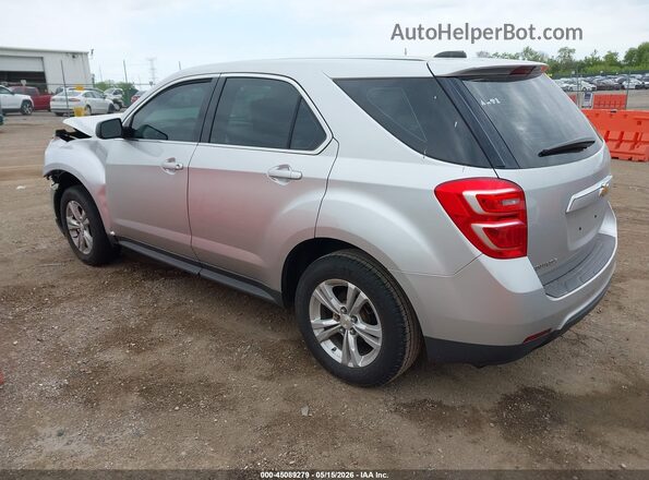 2GNALBEK8H1573835 2017 CHEVROLET EQUINOX Silver Հետևի ձախ