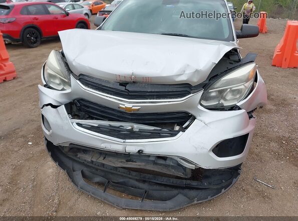 2GNALBEK8H1573835 2017 CHEVROLET EQUINOX Silver Դիմացի տեսք