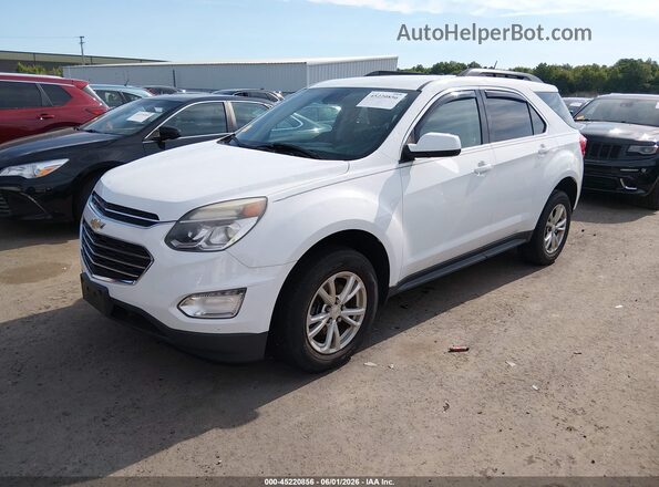 2GNALCEK0H1584267 2017 CHEVROLET EQUINOX White Vista tres cuartos delantera izquierda