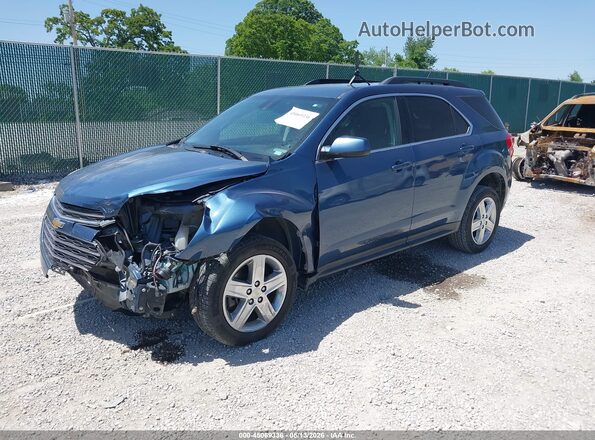 2GNALCEK2G6139837 2016 CHEVROLET EQUINOX Blue Առջևի ձախ երեք քառորդ տեսարան