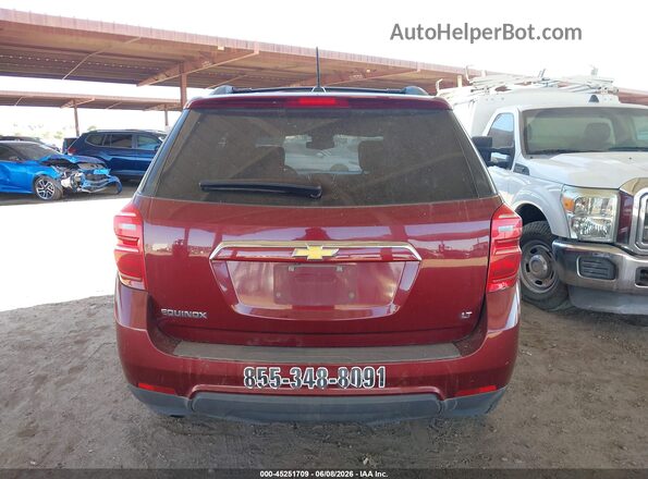 2GNALCEK2H1536477 2017 CHEVROLET EQUINOX Maroon 