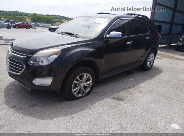 2GNALCEK3G6256374 2016 CHEVROLET EQUINOX Black Vista tres cuartos delantera izquierda