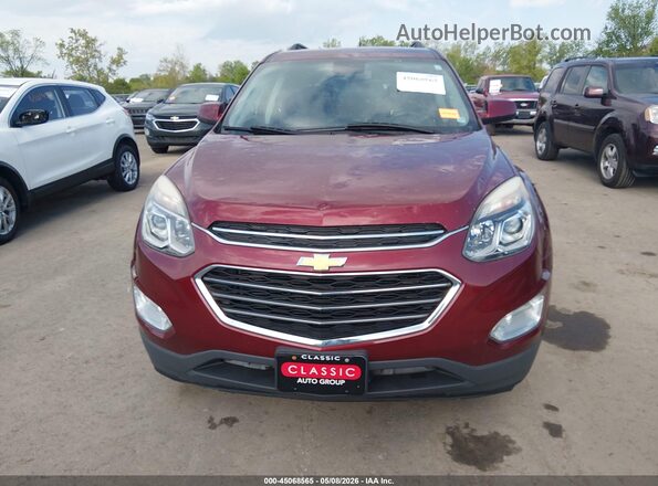 2GNALCEK5H1606604 2017 CHEVROLET EQUINOX Темно-бордовый 