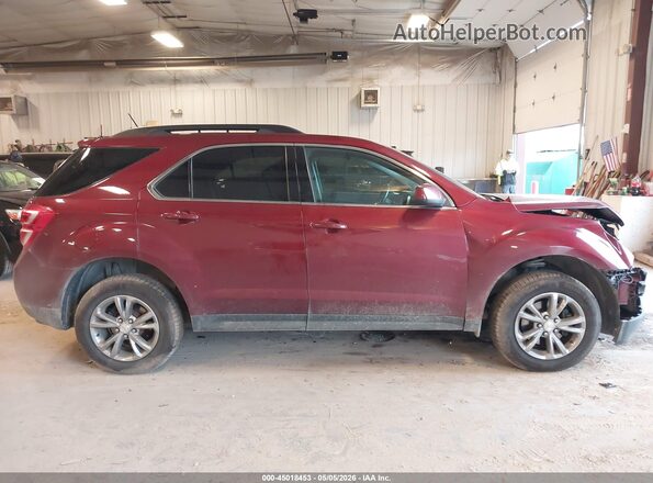 2GNALCEK6H1568297 2017 CHEVROLET EQUINOX Red Vista interior trasera