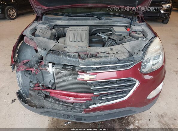 2GNALCEK6H1568297 2017 CHEVROLET EQUINOX Red Vista trasera