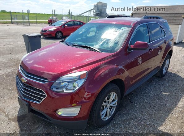 2GNALCEK8G6135162 2016 CHEVROLET EQUINOX Maroon Przód lewy