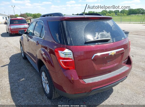 2GNALCEK8G6135162 2016 CHEVROLET EQUINOX Maroon Tył lewy