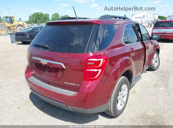 2GNALCEK8G6135162 2016 CHEVROLET EQUINOX Maroon Tył prawy