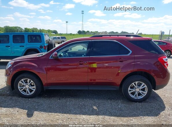 2GNALCEK8G6135162 2016 CHEVROLET EQUINOX Maroon Widok wnętrza 360 stopni