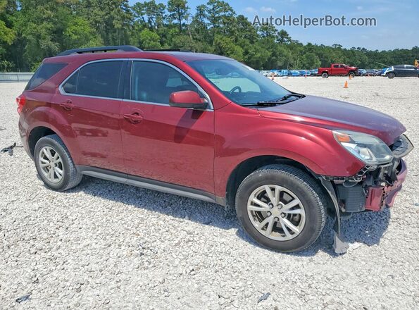 2GNALCEK8H1505668 2017 CHEVROLET EQUINOX Maroon Передня права чверть