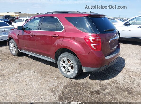 2GNALCEK9G6283496 2016 CHEVROLET EQUINOX Maroon Հետևի ձախ