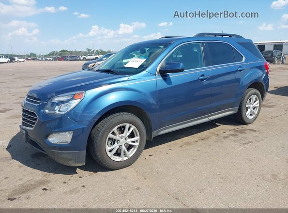 2GNALCEK9H6208847 2017 CHEVROLET EQUINOX Blue წინა მარცხენა ხედი სამი მეოთხედიდან