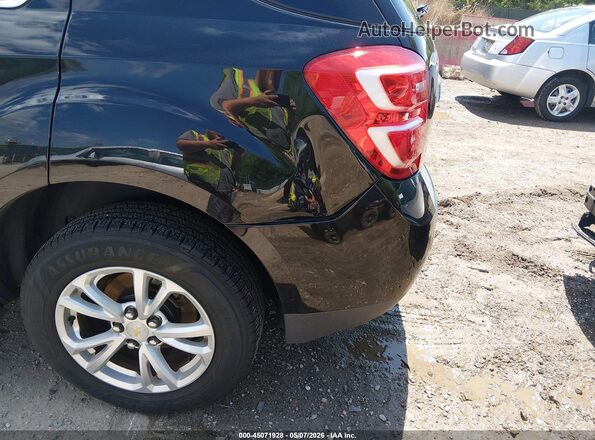 2GNALCEKXG6135437 2016 CHEVROLET EQUINOX Black Widok z przodu