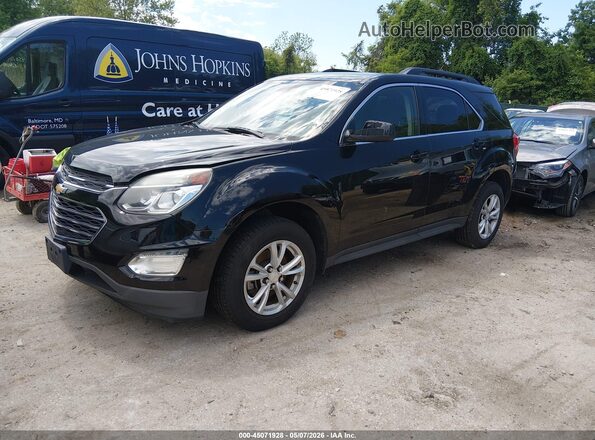 2GNALCEKXG6135437 2016 CHEVROLET EQUINOX Black Przód lewy