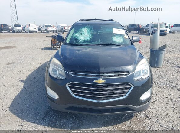2GNALCEKXH1593249 2017 CHEVROLET EQUINOX Black Вид щитка приладів